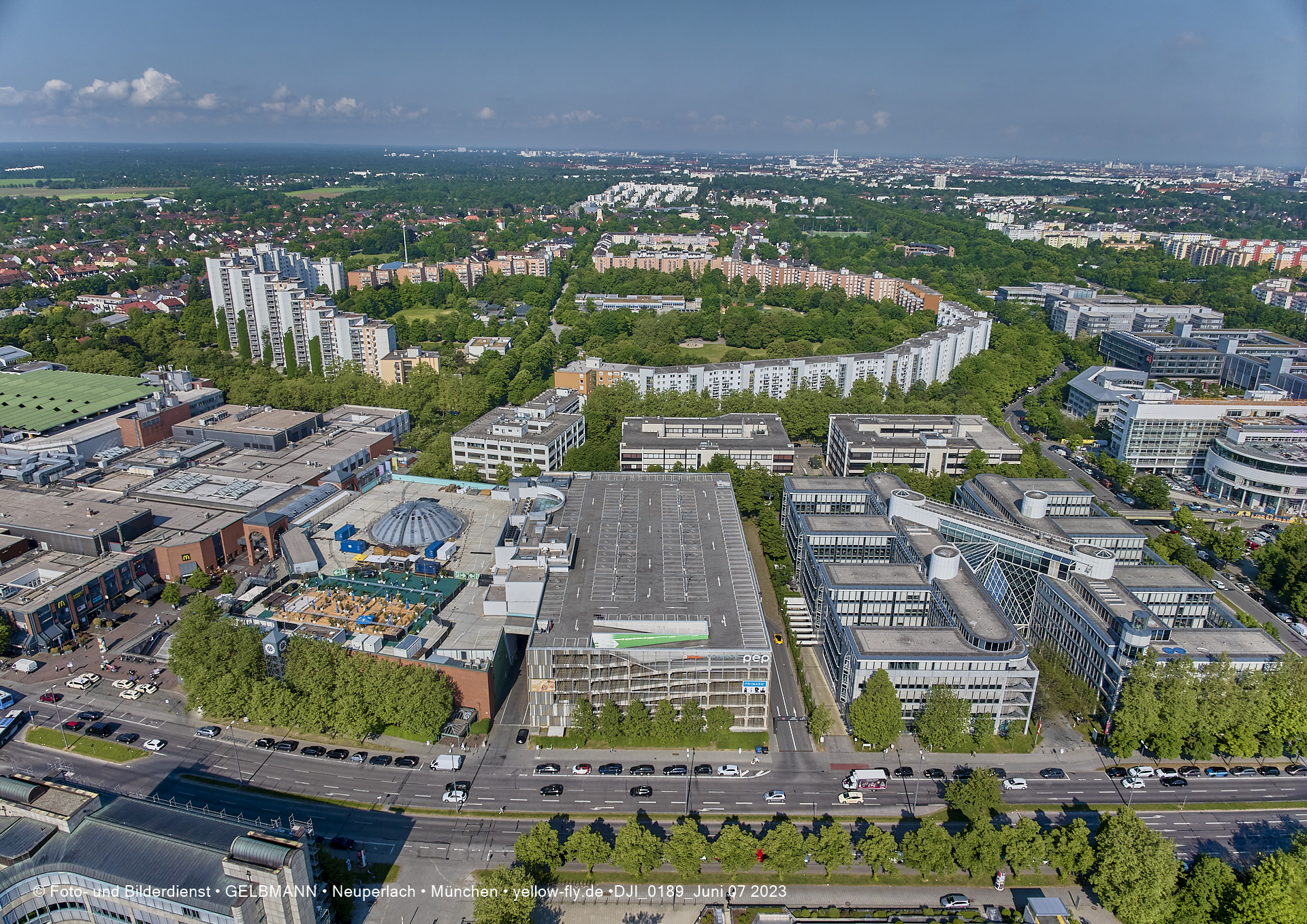 07.06.2023 - Perlach Plaza, PEP, Rentenversicherung, Wohnring, WACKER-Chemie in Neuperlach 07.06.2023 - Perlach Plaza, PEP, Rentenversicherung, Wohnring, WACKER-Chemie in Neuperlach